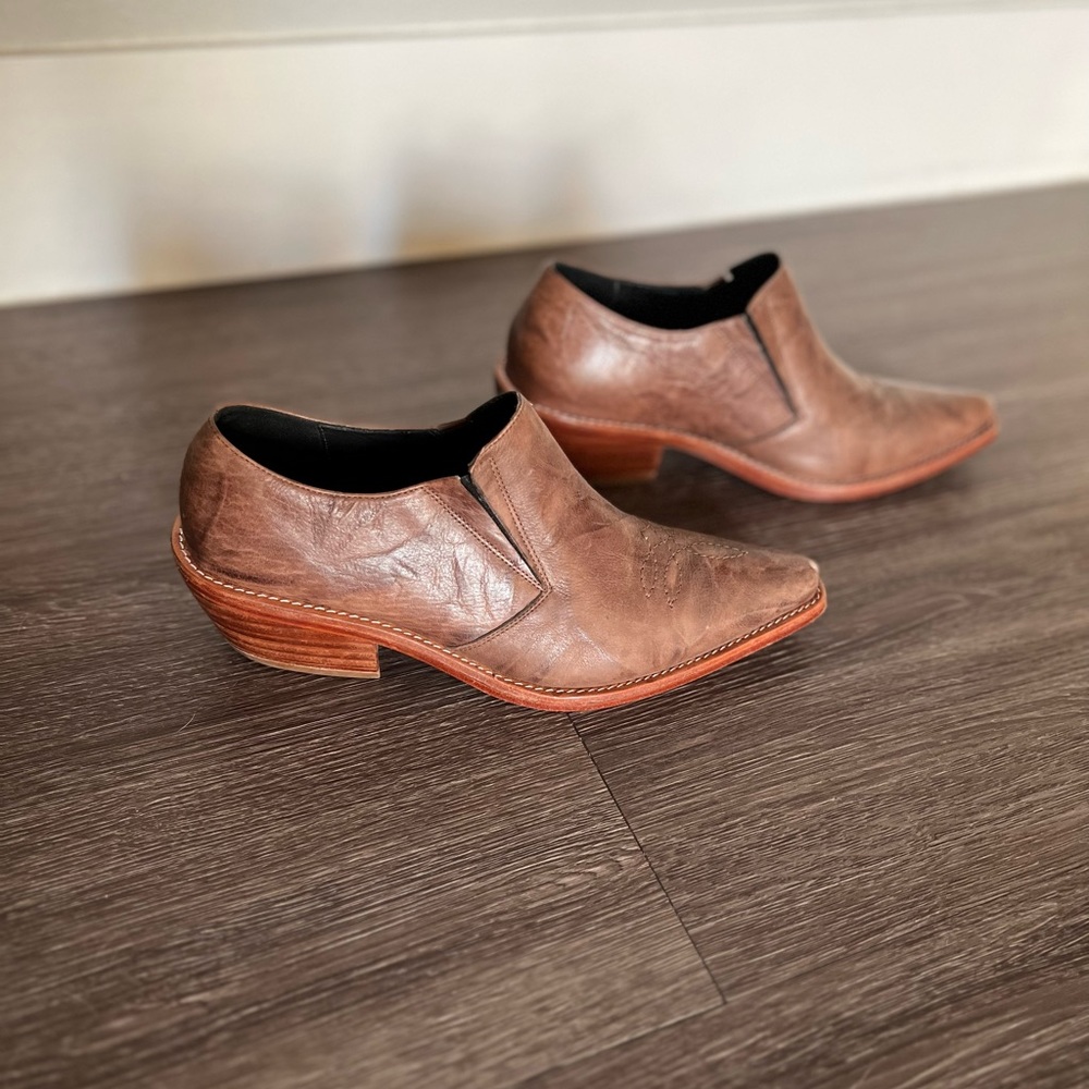 Fortress of Inca Short Western Leather Boot